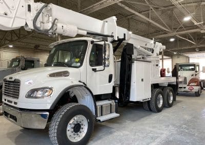 Spcialized service trucks painted to match as a fleet